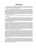 Phân tích hoạt động xuất khẩu Nông Lâm sản của Việt Nam.DOC