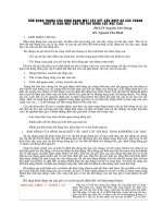 TẦM QUAN TRỌNG CỦA HÌNH DẠNG MẶT CẮT KẾT CẤU NHỊP VÀ CÁC TRANG THIẾT BỊ BẢN MẶT CẦU VỚI KHÍ ĐỘNG LỰC HỌC CẦU. 