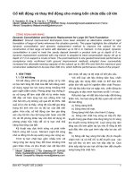 Cố kết động và thay thế động cho móng bồn chứa dầu cỡ lớn