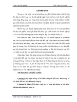 Một số ý kiến nhằm hoàn thiện công tác kế toán bán hàng và xác định kết quả bán hàng ở công ty Thương mại Thuốc lá..doc