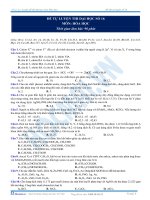 Tài liệu ôn tập 13:  tự luyện thi đại học số 16