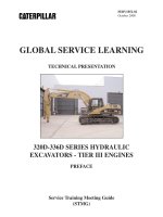 Hệ thống thủy lực máy đào CATERPILLAR SERIE D - P2