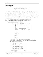 Mạch điện tử - chương 10 - Mạch dao động