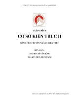 Giáo trình cơ sở kiến trúc 2