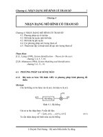 Mô Hình Hóa Nhận Dạng và Mô Phỏng - Chương 4