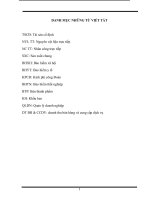 Kế toán nghiệp vụ vốn bằng tiền và các khoản phải thanh toán ở Tổng công ty Bưu chính Viễn thông Việt Nam.doc