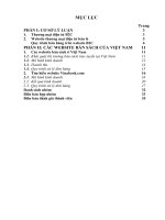 Tìm hiểu về các website bán sách ở Việt Nam Số lượng, mô hình kinh doanh, doanh thu và quy trình xử lý đơn hàng.docx