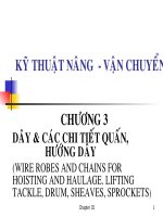 Kỹ thuật nâng - vận chuyển - Chương 3
