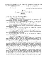 ĐỀ ÁN Xây dựng xã văn hóa xã Tân Thuận Tây năm 2010