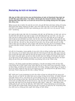 Marketing du kích và karatedo