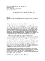 Bài kiểm tra môn thị trường bất động sản