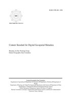 Chuẩn dữ liệu GIS - P2