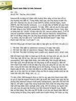 Thanh toán Điện tử trên Internet