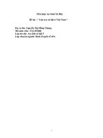 An sinh xã hội Cứu trợ xã hội ở Việt Nam.DOC