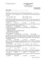 Đề thi thử đại học vật lý 2