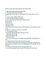 Đề thi tín dụng ngân hàng Maritimebank