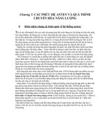 Các phức hệ anten và quá trình chuyển hóa năng lượng