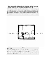 Bố trí căn hộ 28 m2