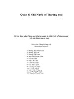 Nâng cao hiệu lực quản lý nhà nước về thương mại đối với mặt hàng rau an toàn.doc