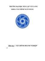 Tình hình tài chính và phân tích tài chính của công ty vinamilk.doc