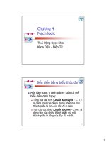 Giáo Trình Kỹ thuật số - Chương 4