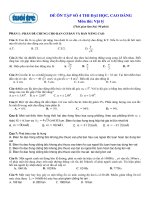 Đề ôn tập số 4 - vật lý