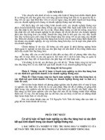 Hoàn thiện công tác hạch toán nghiệp vụ tiêu thụ hàng hoá và xác định kết quả kinh doanh ở các Doanh nghiệp thương mại.DOC