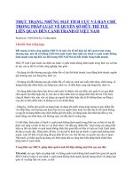Thực trạng, những mặt tích cực và hạn chế trong pháp luật về quyền sở hữu trí tuệ liên quan đến cạnh tranh ở việt nam.docx