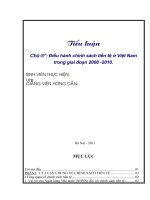 Trình bày lý luận chung và thực trạng chính sách tiền tệ của Việt Nam trong giai đoạn 2008 -2010.doc