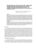 đổi mới công tác đào tạo kế toán - kiểm toán trong điều kiện hội nhập kinh tế thế giới.doc