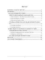 Phát triển kinh tế tư nhân trong điều kiện hội nhập kinh tế quốc tế ở Việt Nam.DOC