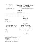 Mẫu Bản sao văn bản