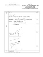 Bộ đề thi liên thông đại học cao đẳng ngành nhiệt lạnh - P17