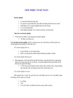 Giới thiệu về kế toán