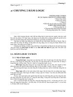 Giáo trình Kỹ thuật số - Chương 2