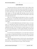 Kế toán thu mua và tiêu thụ hàng hoá tại Công ty TNHH Trung Dũng.docx