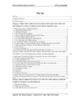 Thực trạng tổ chức công tác kế toán tiền gửi tiết kiệm của dân cư tại sở chính ngân hàng techcombank.doc