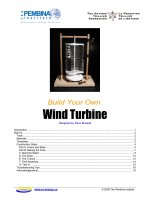 Chế tạo một Turbine gió