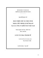 Hoàn Thiện Thủ Tục Phân Tích Trong Tiến Trình Lập Kế Hoạch Tại Các Công Ty Kiểm Toán Việt Nam.pdf