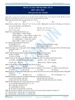 Đề tự luyện thi đại học sô 13