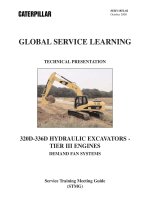 Hệ thống thủy lực máy đào CATERPILLAR SERIE D - P10