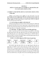 Những vấn đề chung về nghiệp vụ thị trường mở của ngân hàng trung ương.doc