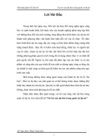 Tiểu luận quản trị dự án Vai trò của dự báo trong quản trị dự án.doc