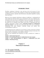 The Marketing Strategy of a multinational join stock company.doc