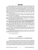 Một số biện pháp nhằm nâng cao lăng lực công tác lập kế hoạch ở Công ty Xây lắp th­ương mại I.DOC