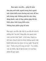 Rau ngót, rau rền giúp bổ máu