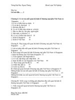 Mối quan hệ kinh tế thương mại giữa Việt Nam và Singapore.doc