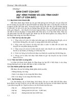 Bản chất của đất (sự hình thành và các tính chất vật lý của đất)