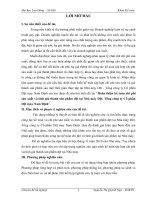 Hoàn thiện kế toán chi phí sản xuất và tính giá thành sản phẩm dệt tại Nhà máy Dệt, Tổng công ty Cổ phần Dệt may Nam Định.doc