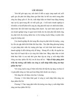 Phát triển thị trường xuất khẩu của Công ty XNK Nông sản thực phẩm Hà Nội.DOC